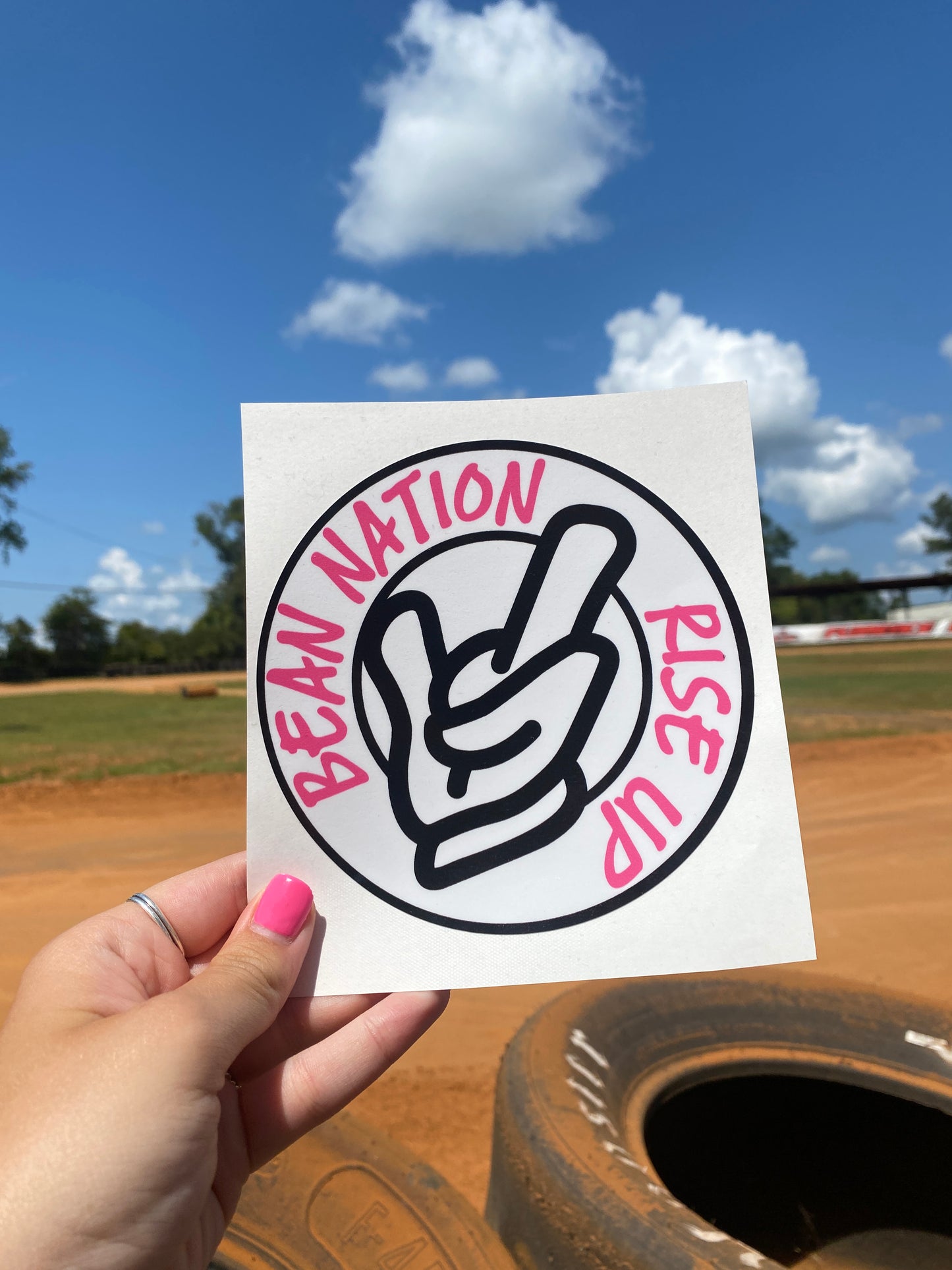 Bean Nation Rise Up Sticker