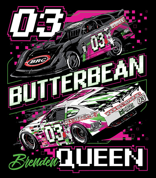 2024 Dirt and Asphalt Brenden "Butterbean" Queen Shirt
