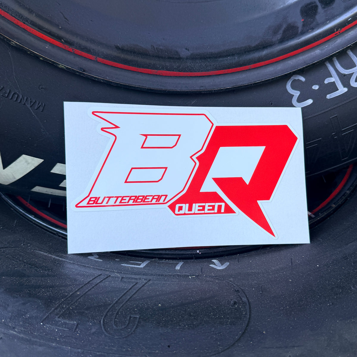 Butterbean Queen Logo Decal