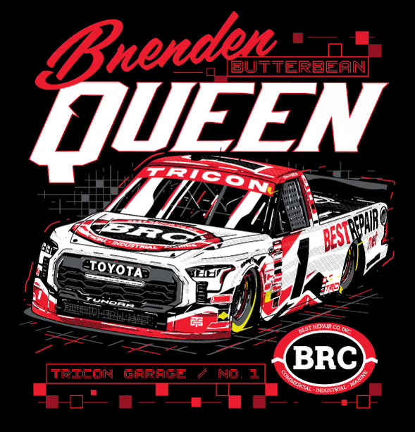 No. 1 Brenden "Butterbean" Queen Truck Tee
