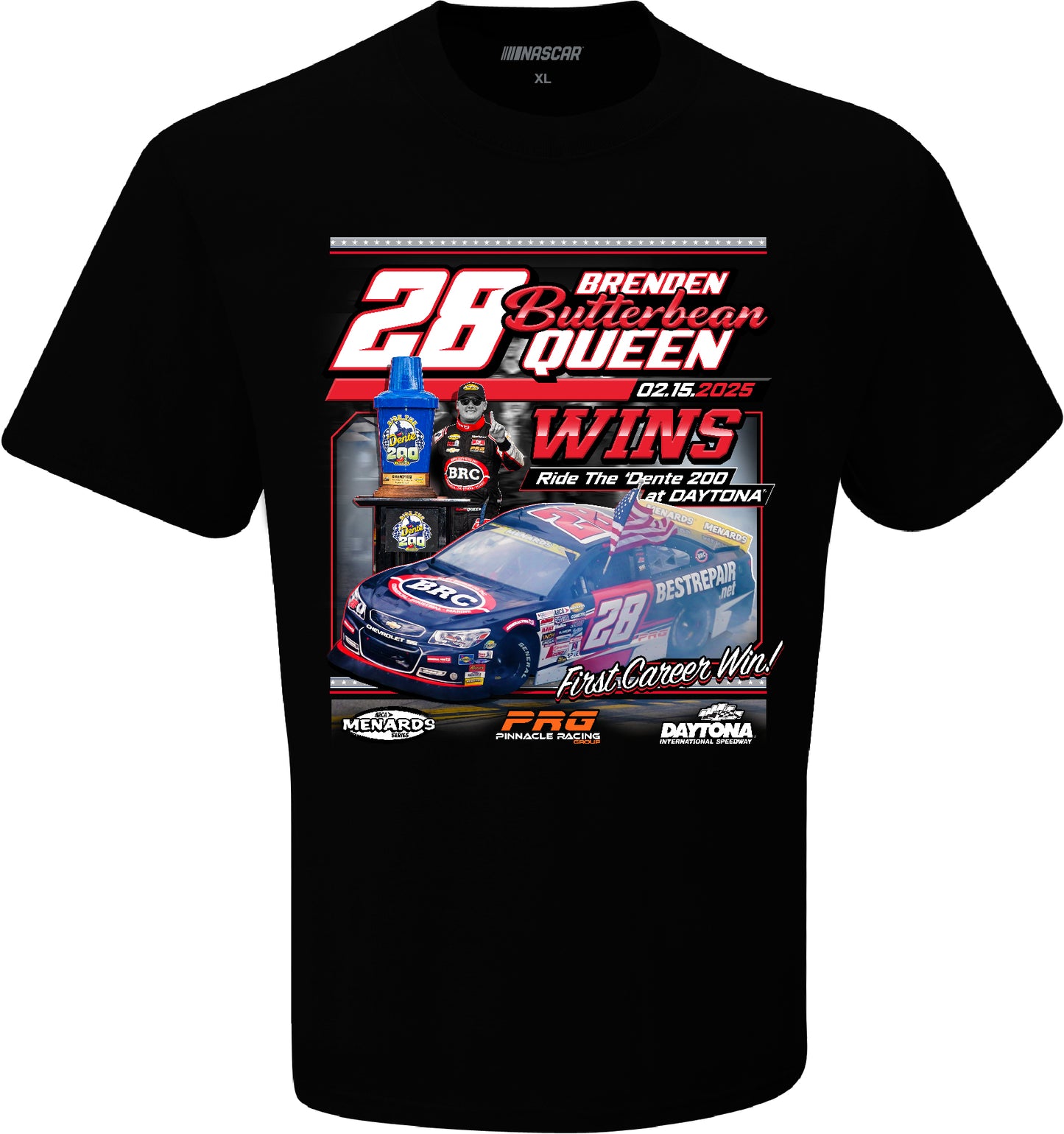 PRE-ORDER 2025 ARCA Daytona First Win T-Shirt