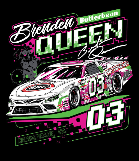 2024 Brenden "Butterbean" Queen LPP car shirt